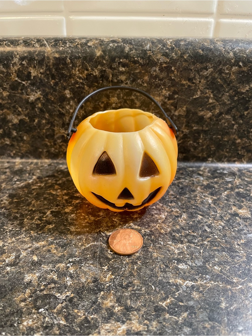 Vintage Halloween Lot Jack-O'-Lantern Candy Bucket